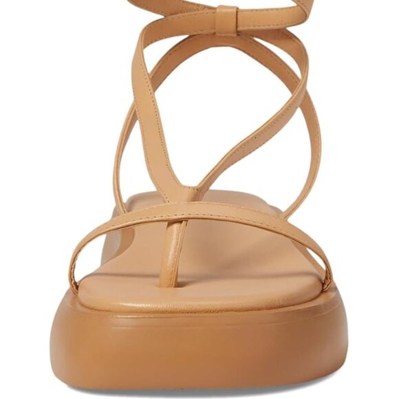 NEW FREE PEOPLE Winnie Wrap Flatform in Vachetta for women 252 - Picture 5 of 8